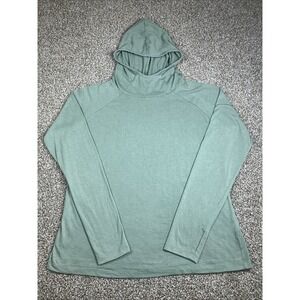 Free Fly Women's Bamboo Lightweight Hoodie II Light Green Size Small